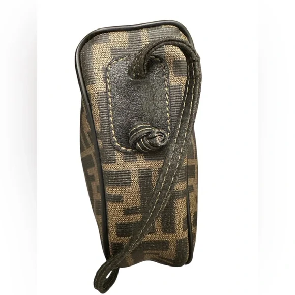 FENDI Zucca Monogram Crossbody Clutch Bag Vintage 2001 Collection Excellent Cond - Picture 11 of 11